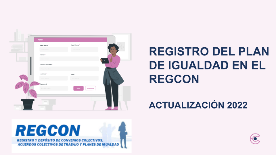 Registro del Plan de Igualdad en el REGCON 2022