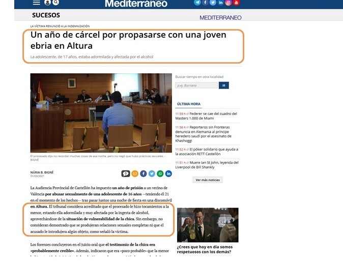 11M: Día de Lucha contra la Violencia de Género en los Medios de Comunicación (Argentina) 2