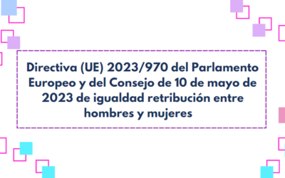 Directiva (UE) 2023/970 del Parlamento Europeo y del Consejo